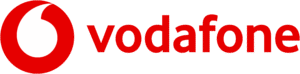 Logo Vodafone horizontal color rojo